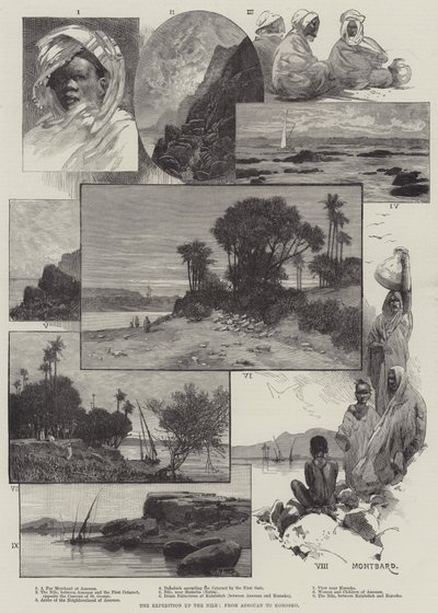 The Expedition up the Nile, from Assouan to Korosko by Charles Auguste Loye